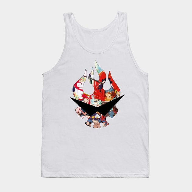 Tengen Toppa Gurren Lagann Tank Top by TheGr8DesuTree